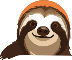 Sloth Delights Captivated by the Relaxed Charisma AI generative png