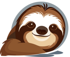 Sloth Delights Captivated by the Relaxed Charisma AI generative png