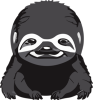 Sloth Delights Captivated by the Relaxed Charisma AI generative png