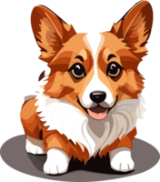 corgi câpres aventures de une espiègle chiot ai génératif png