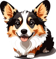 corgi capperi avventure di un' giocoso cucciolo ai generativo png