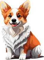 corgi câpres aventures de une espiègle chiot ai génératif png