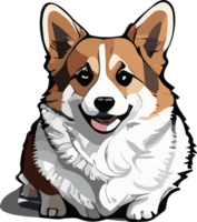 Corgi Capers Adventures of a Playful Pup AI generative png