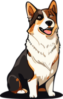 corgi capperi avventure di un' giocoso cucciolo ai generativo png