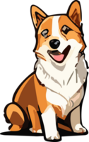 corgi câpres aventures de une espiègle chiot ai génératif png