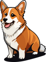 corgi câpres aventures de une espiègle chiot ai génératif png