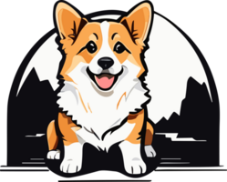 Corgi Capers Adventures of a Playful Pup AI generative png