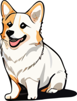 corgi alcaparras aventuras do uma brincalhão filhote ai generativo png