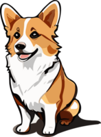 corgi câpres aventures de une espiègle chiot ai génératif png