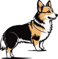 corgi câpres aventures de une espiègle chiot ai génératif png