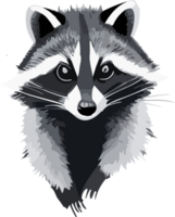 Raccoon Chronicles Exploring Nature's Bandit AI generative png