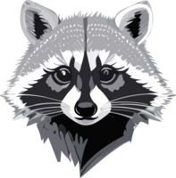 Raccoon Chronicles Exploring Nature's Bandit AI generative png
