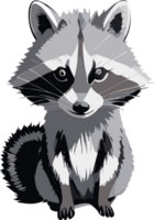 Raccoon Chronicles Exploring Nature's Bandit AI generative png