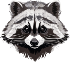 Raccoon Chronicles Exploring Nature's Bandit AI generative png