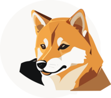 shiba inu majestad el encanto de de japon perro icono ai generativo png