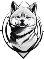 shiba inu majestad el encanto de de japon perro icono ai generativo png