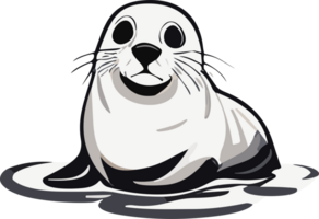 Seal Enchantment Captivating Charms of the Sea AI generative png
