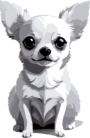 Chihuahua Wonders Exploring the World of the Tiny Pup AI generative png