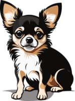 Chihuahua Wonders Exploring the World of the Tiny Pup AI generative png