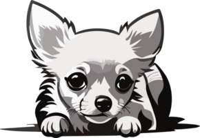 Chihuahua Wonders Exploring the World of the Tiny Pup AI generative png