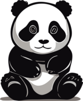 Cute Panda Dreamscape Aesthetic Expressions of Delight AI generative png