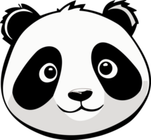 carino panda Dreamscape estetico espressioni di diletto ai generativo png