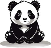 Cute Panda Dreamscape Aesthetic Expressions of Delight AI generative png