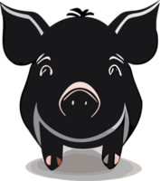 Sweet Piglet Whimsy Exploring the World of Cute Pink Pigs AI generative png