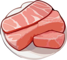 Meat Inspirations Portraying the Essence of Raw Protein Delights AI generative png