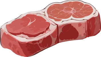 Meat Inspirations Portraying the Essence of Raw Protein Delights AI generative png