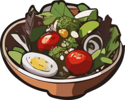 salade inspirations dépeindre le art de Frais et en bonne santé cuisine ai génératif png
