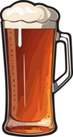 à votre santé à savoir-faire talent artistique dans une pinte de Bière ai génératif png