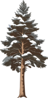 Pine Tree Reverie A Visual Voyage into Natural Harmony AI generative png