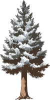 Pine Tree Reverie A Visual Voyage into Natural Harmony AI generative png