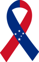drapeau 3d des samoa sur ruban. png