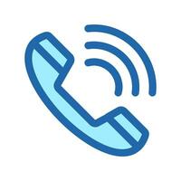 Telephone communication symbol icon vector design illustration