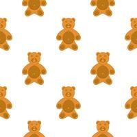 Pattern homemade cookie different taste in pastry biscuit vector