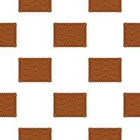 Pattern homemade cookie different taste in pastry biscuit vector