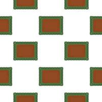 Pattern homemade cookie different taste in pastry biscuit vector
