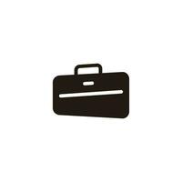 trunk footlocker suitcase simple symbol icon vector