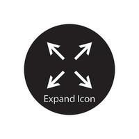 expand icons vector