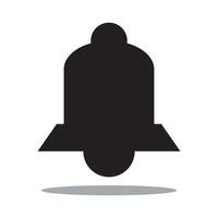 bell icon on a white background. Flat design style. EPS 10 vector. vector