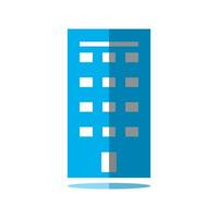 simple hotel and office building icons on white background. Flat design style. EPS 10 vector. vector