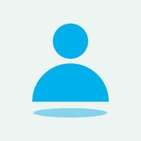 user icon, people icon on white background. Flat design style. Vector. vector