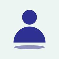user icon, people icon on white background. Flat design style. Vector. vector
