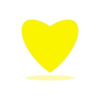 heart icon, love icon on a white background. Flat design style. EPS 10 vector. vector
