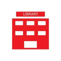 library icon, white background. Flat design style. vector EPS 10.