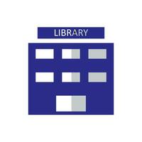 biblioteca icono, blanco antecedentes. plano diseño estilo. vector eps 10