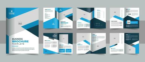 Business brochure template design layout, Multipurpose brochure template with cover, back and inside pages. minimal business brochure template design vector