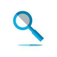 search icon, white background. Flat design style. vector EPS 10.